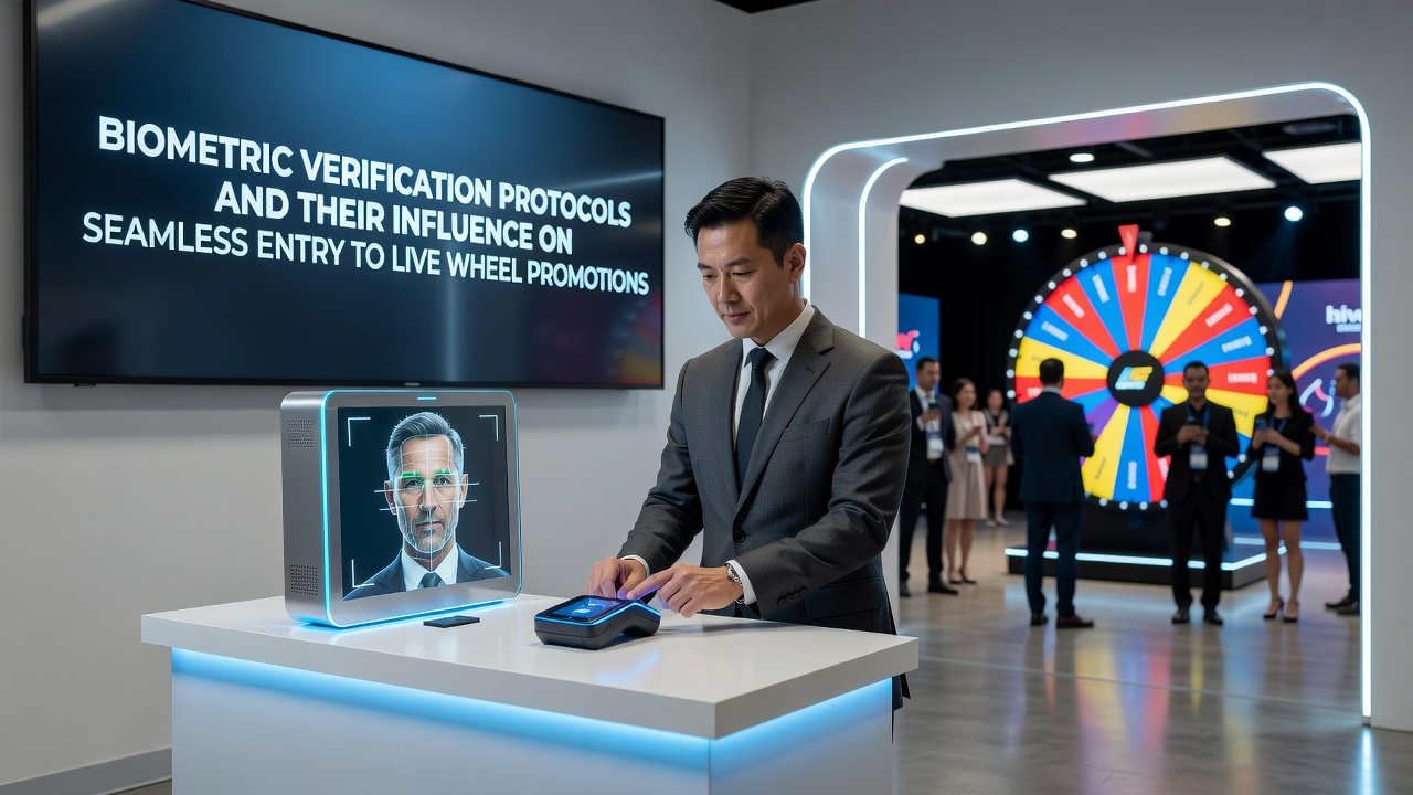 Player using mobile device for biometric check before entering live roulette bonus round