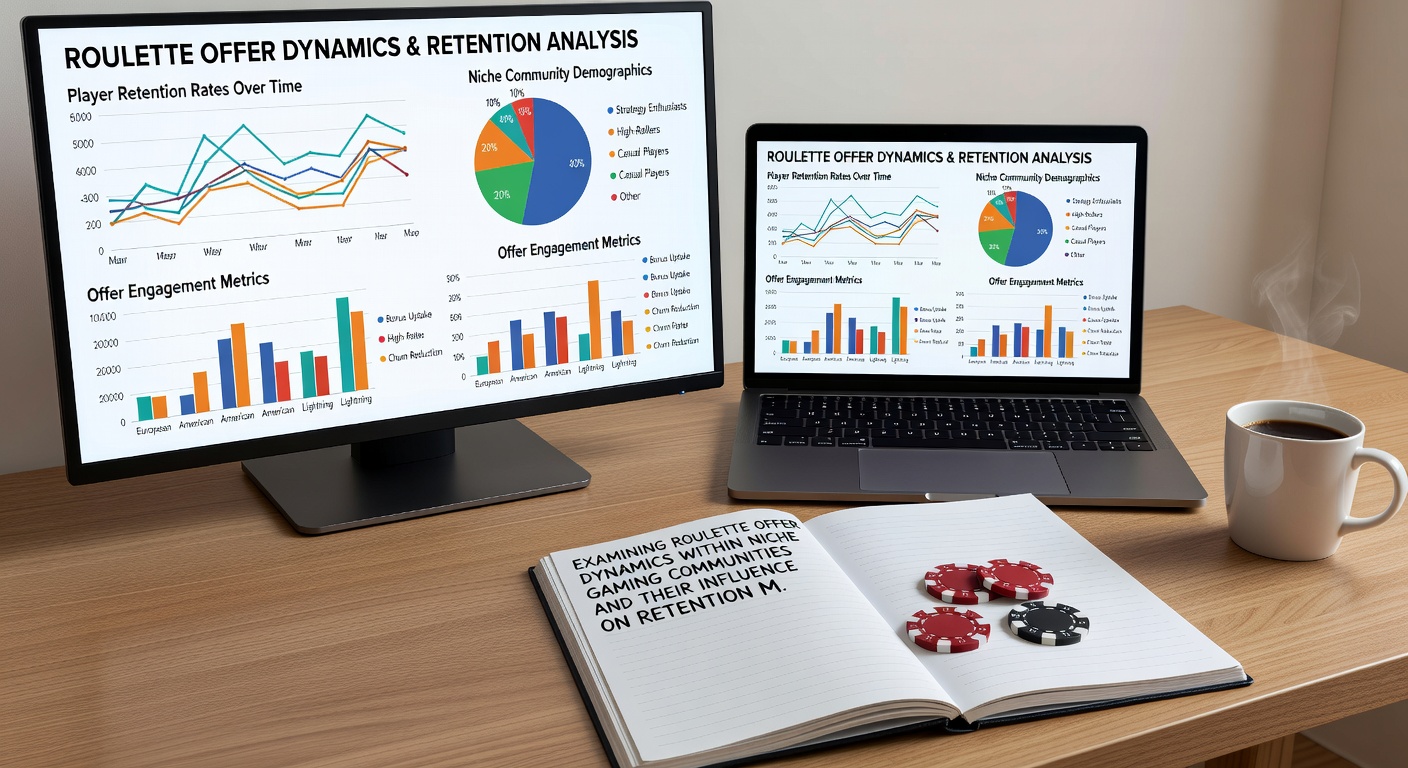 Analytics dashboard displaying retention trends linked to community-shared roulette offers