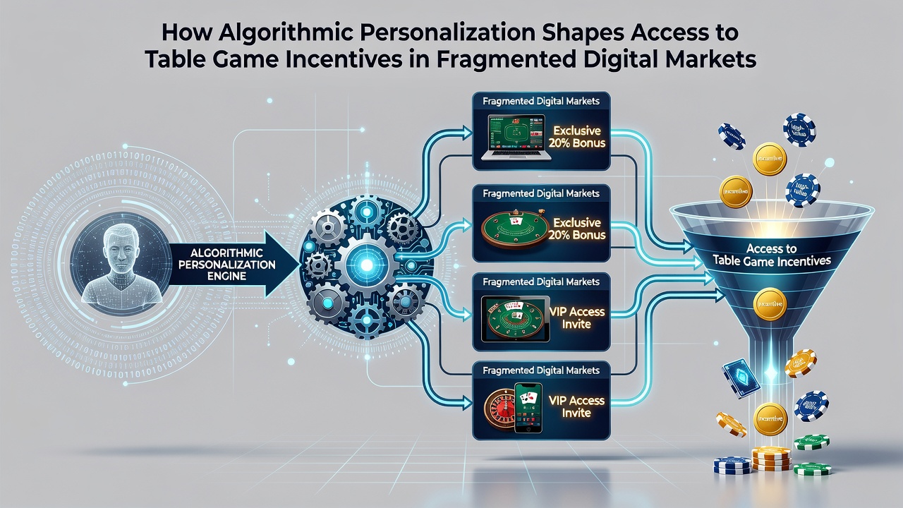 Multiple digital platforms displaying varied table game incentive structures influenced by regional algorithms