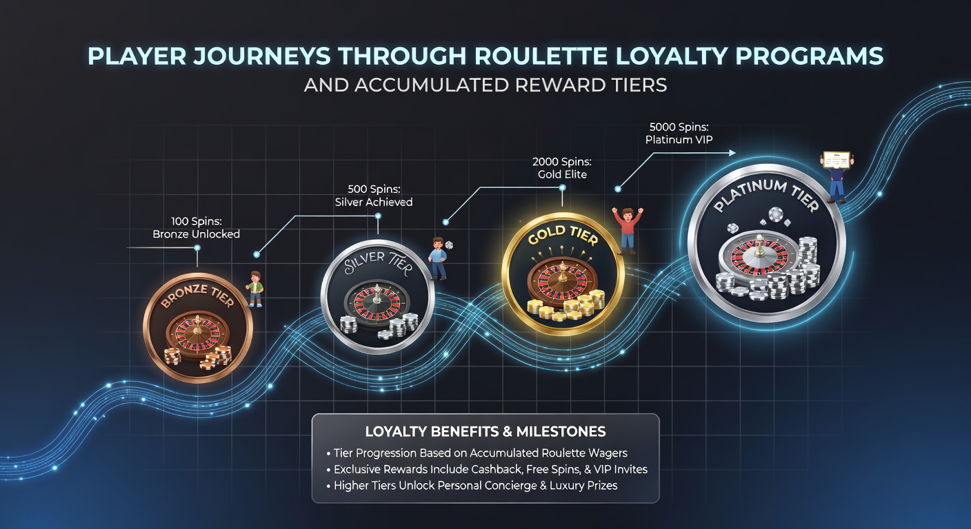 Loyalty rewards dashboard showing accumulated tier points and roulette bonuses