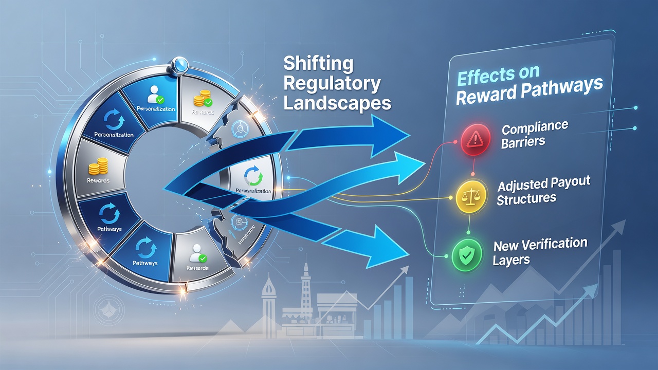 Emerging market regulatory documents and digital interface compliance dashboards for wheel game rewards