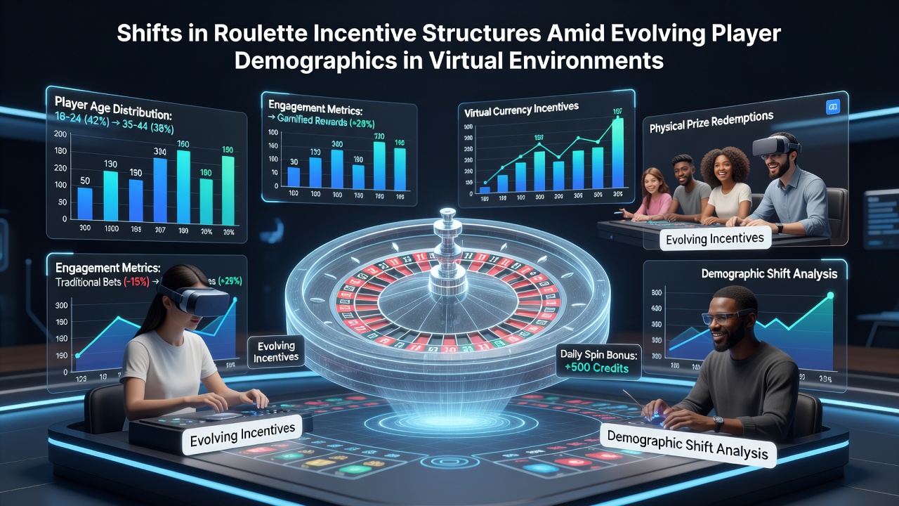 Virtual roulette table showing diverse player avatars engaging with adaptive bonus interfaces on mobile and desktop screens